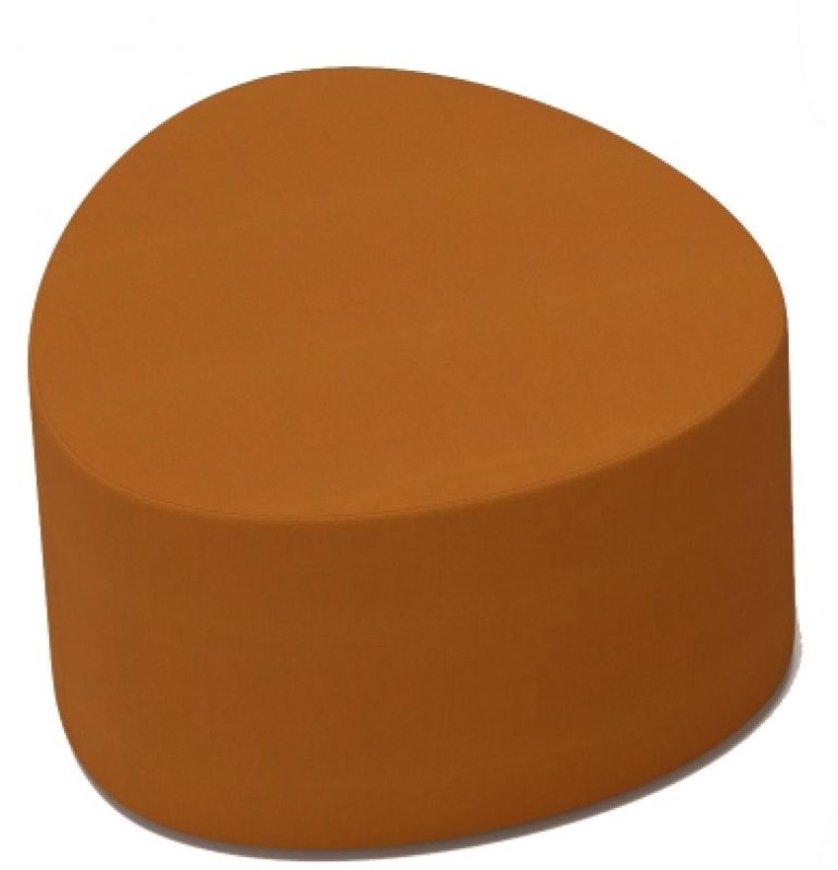 Cascando Pully Island Hocker, braunes Sitzelement für Büro und Lounge, bequemer Sitzhocker.